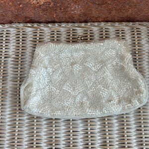 vintage beaded clutch